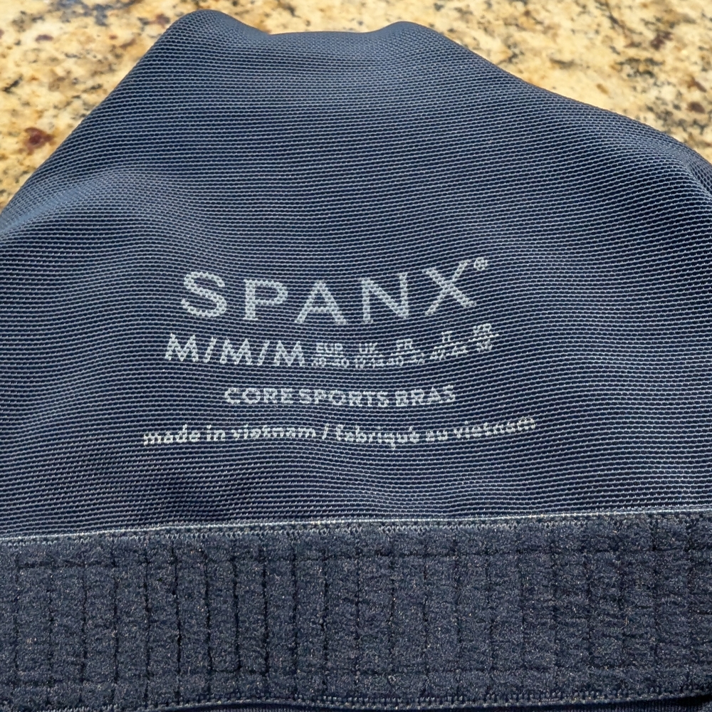 SPANX Navy Sports Bra - Picture 3 of 3